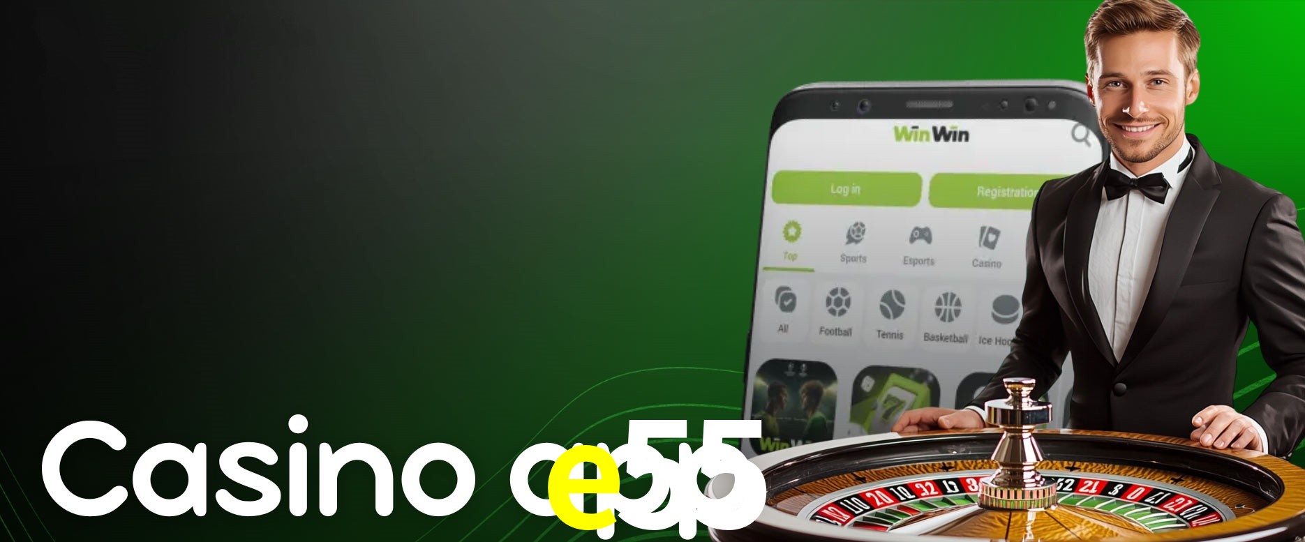 APP oficial da e55 para mobile